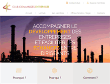 Tablet Screenshot of club-comminges-entreprises.fr